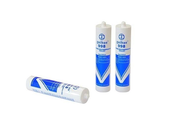 Weatherproof Class 35 Silicone Sealant White Black Grey Color Available